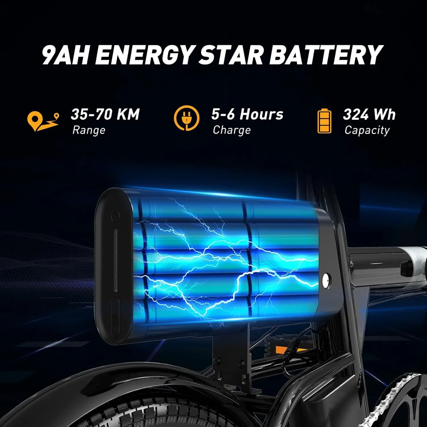 HITWAY BK 35S Elektrofahrrad, 16-Zoll-E-Radsport 250 W City-E-Bike, maximale Reichweite 25–60 km, Damen und Herren