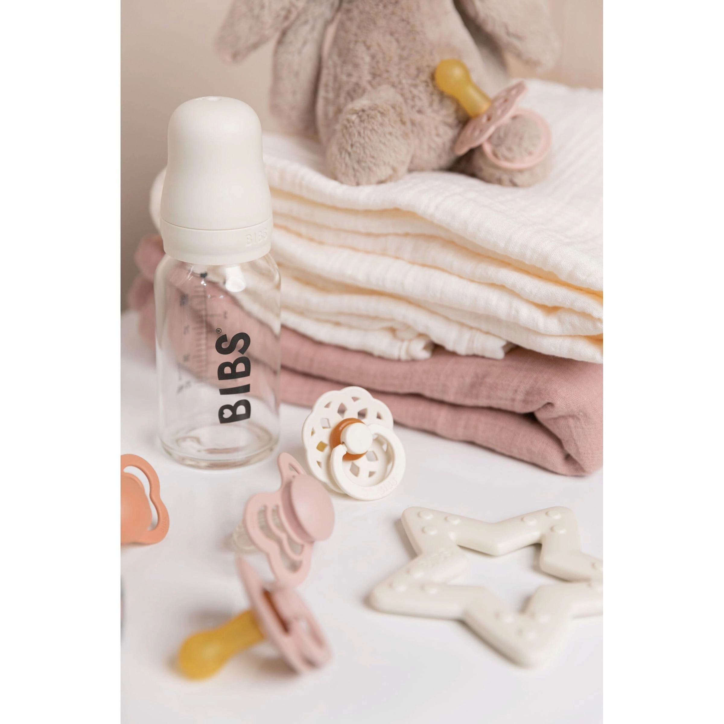 Bibs Babyflasche aus Glas, 120 ml, ab 0M