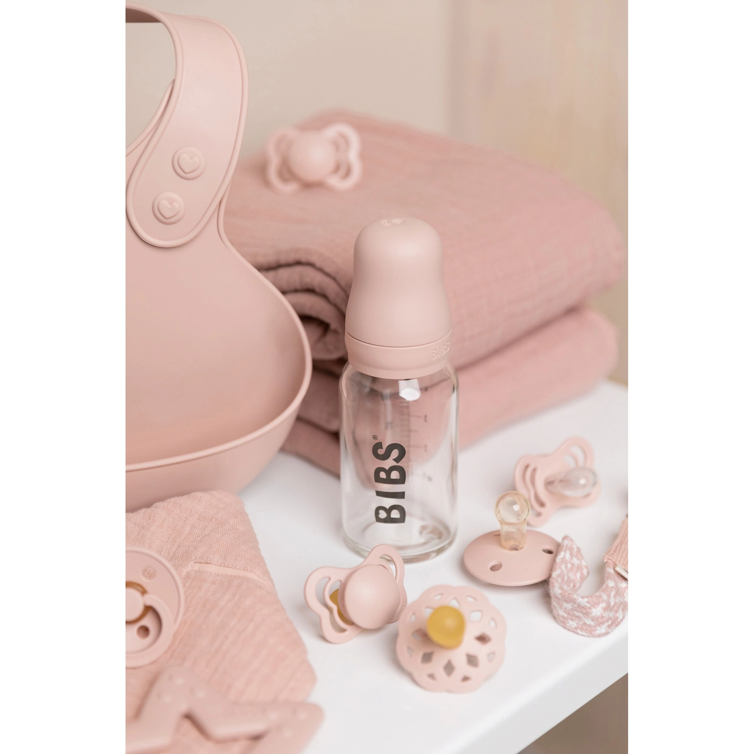 Bibs Babyflasche aus Glas, 120 ml, ab 0M