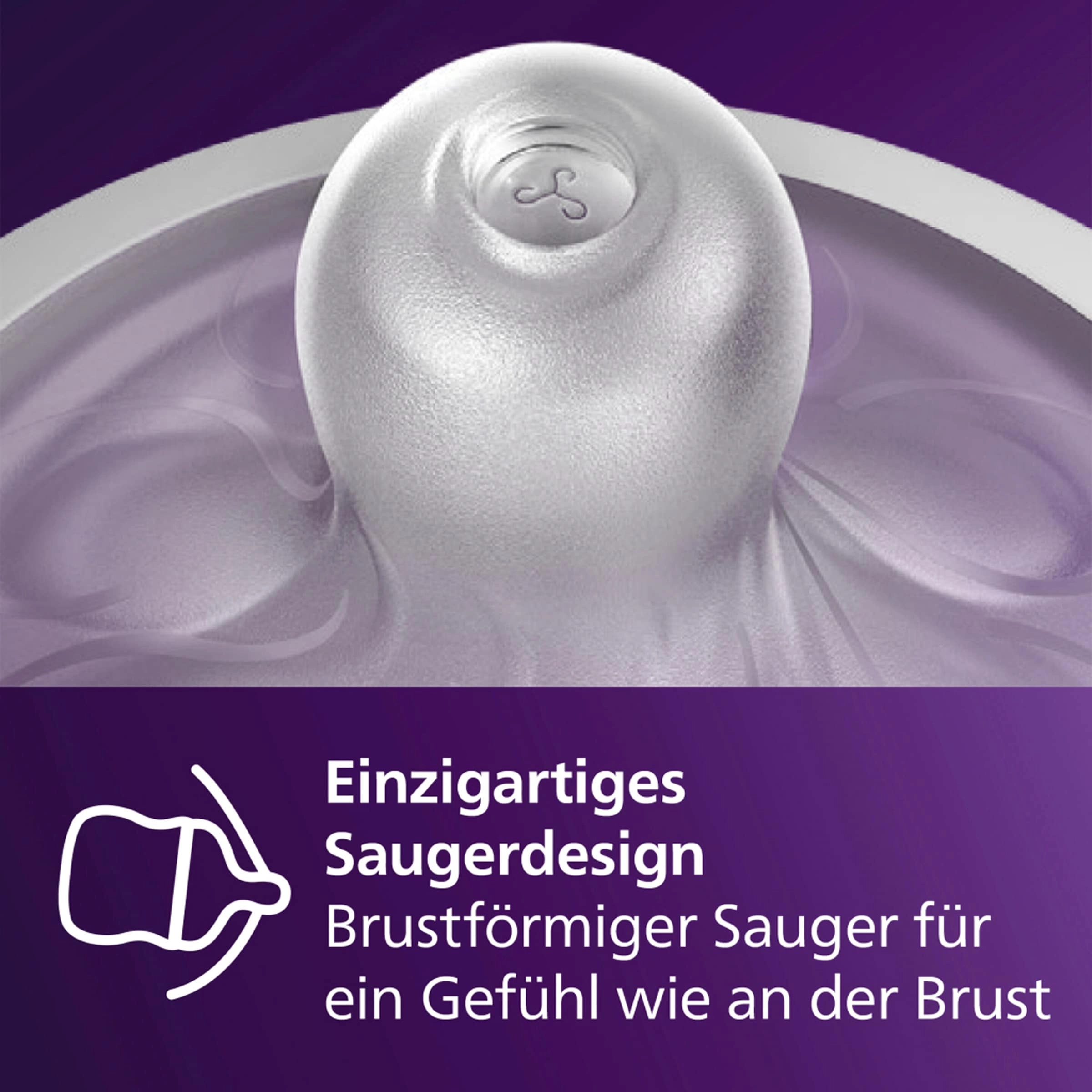 Philips Avent Babyflasche Natural Response, AirFree, 260ml, ab 1M