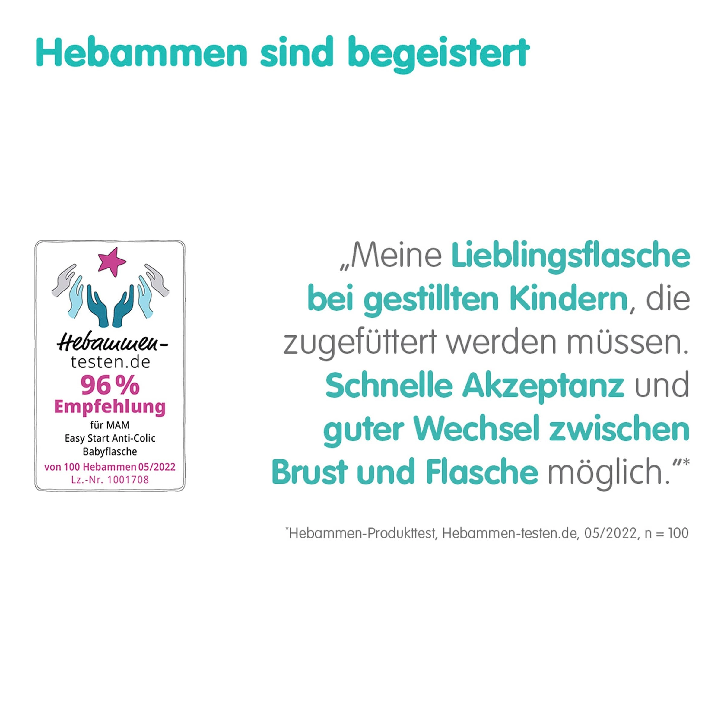 Mam Babyflasche Easy Start matt, Anti-Kolik, 260 ml, ab 0M