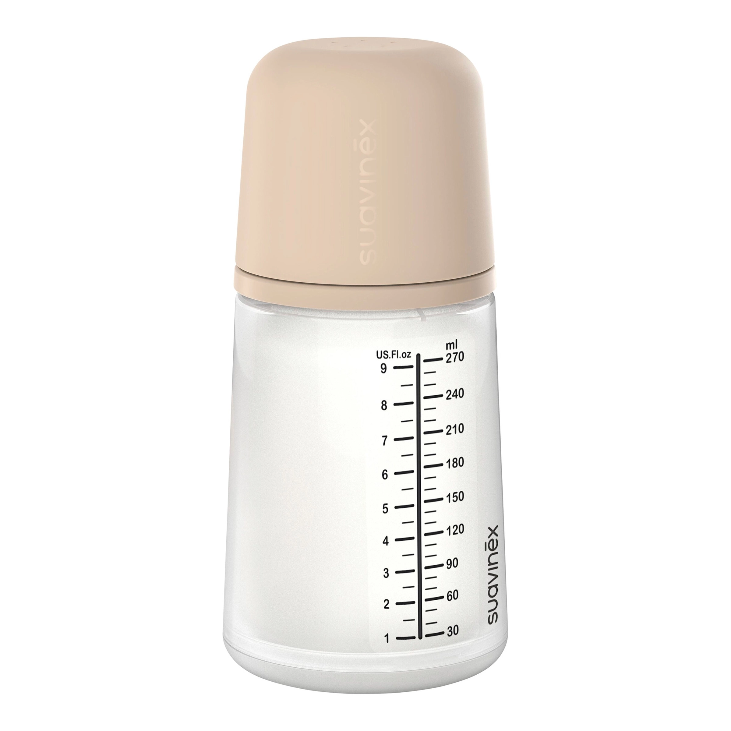 Suavinex Babyflasche Zero.Zero, Anti-Kolik, 270 ml, ab 3M