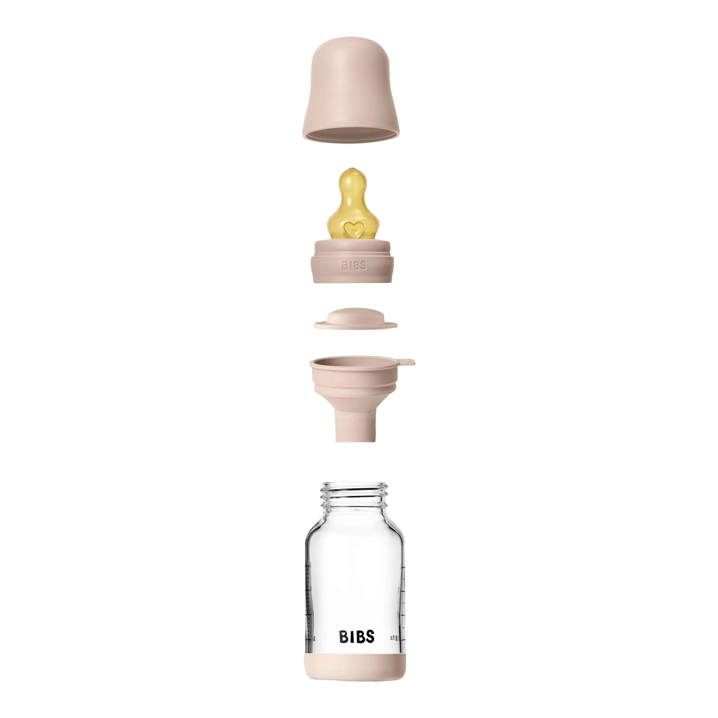 Bibs Babyflasche aus Glas, 120 ml, ab 0M