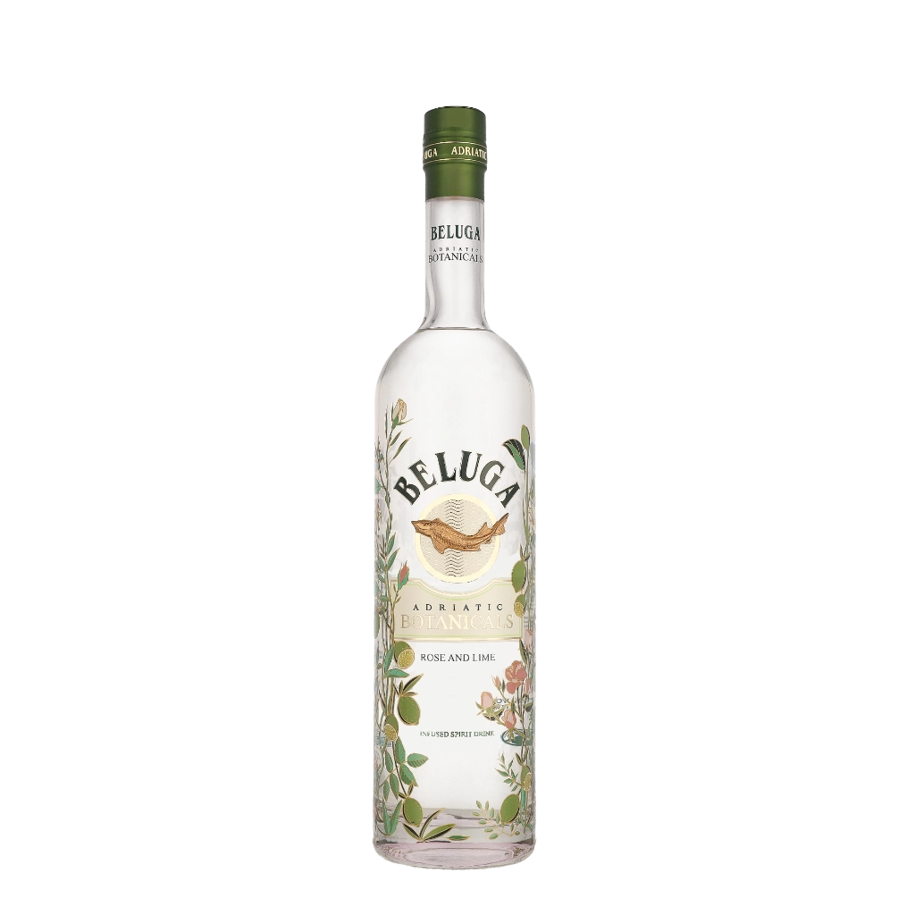 Beluga Adriatic Botanicals Rose & Lime 70cl - Limette Wodka