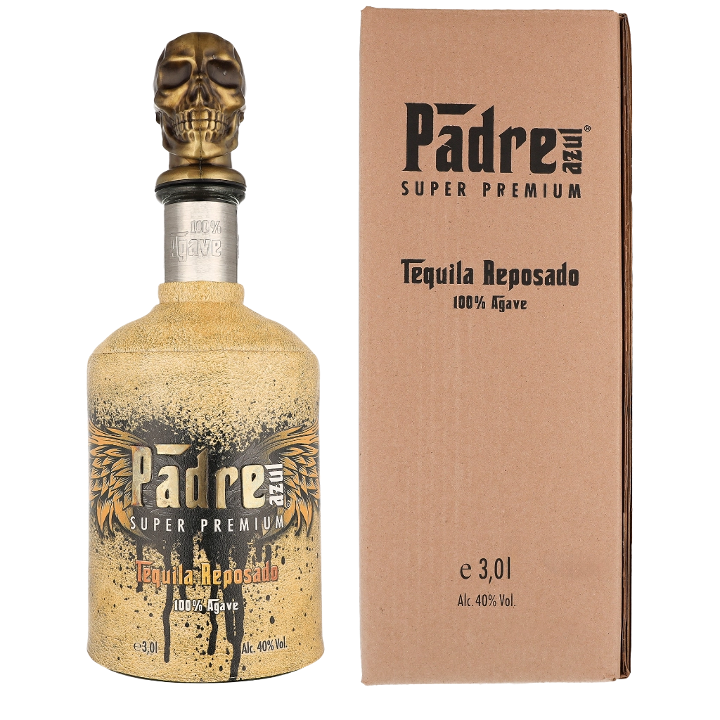Padre Azul Reposado 3 liter Gold Tequila Geschenkverpackung