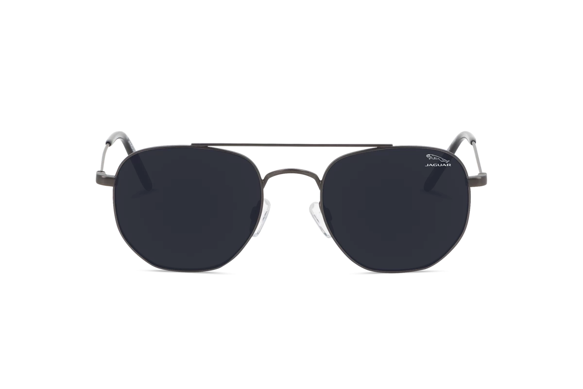 Jaguar 37454 Herren Sonnenbrille mit und ohne Sehstärke / Grau / rund