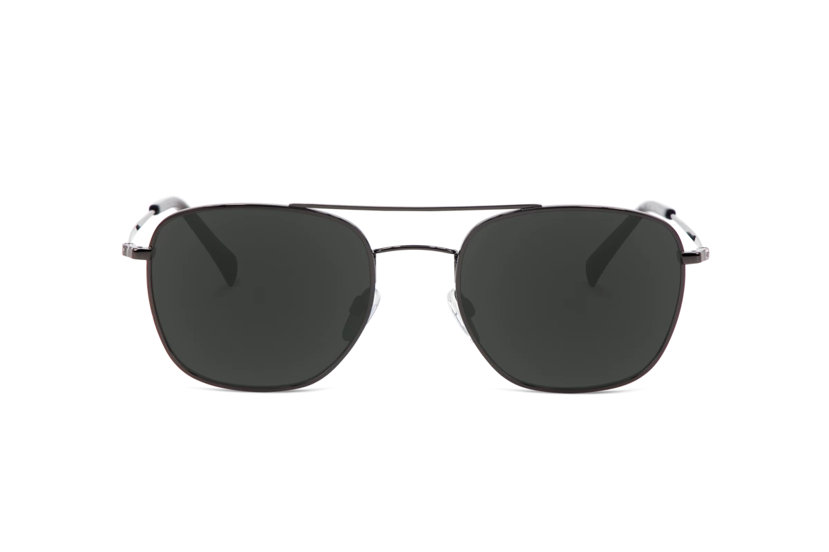 Sol No. 705 Herren Sonnenbrille mit und ohne Sehstärke / Metallisch / rechteckig