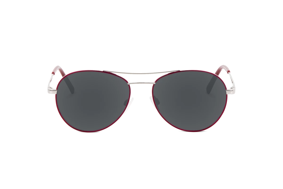 Sol No. 712 Damen Sonnenbrille mit und ohne Sehstärke / Rot / extravagant