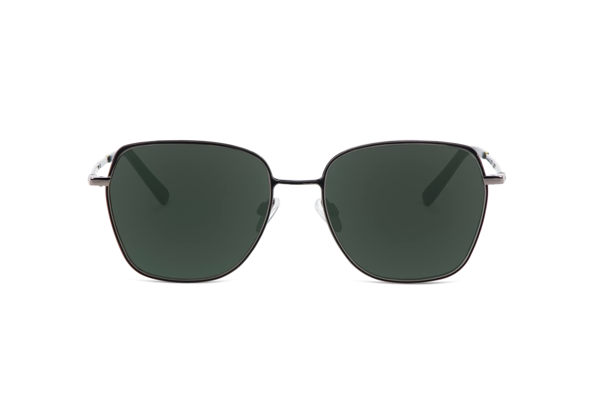 Sol No. 716 Damen Sonnenbrille mit und ohne Sehstärke / Metallisch / rechteckig