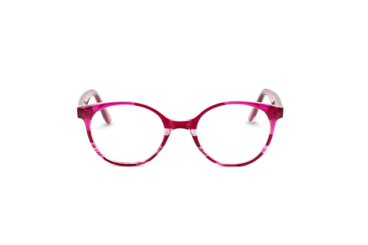 Owlet II291 Kinder Brille mit und ohne Sehstärke / Pink / oval