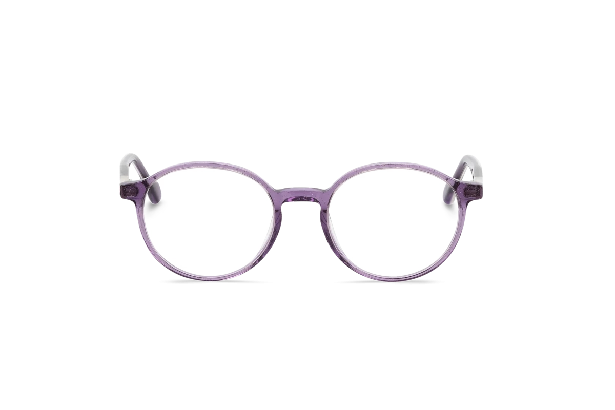Lillebi LB 80 Kinder Brille mit und ohne Sehstärke / Violett / oval