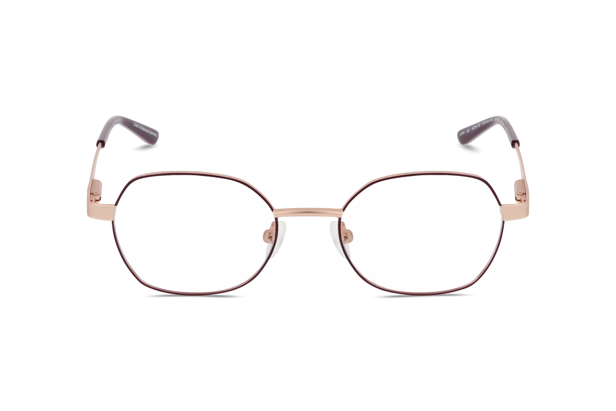 Lillebi LB 89 Unisex Brille mit und ohne Sehstärke / Violett / rechteckig