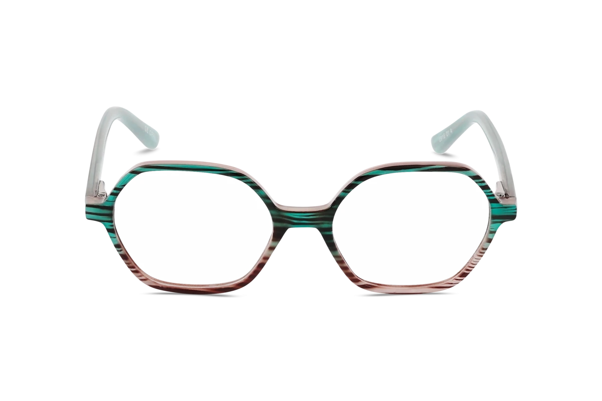 Owlet OW II371 Unisex Brille mit und ohne Sehstärke / Tuerkis / rechteckig