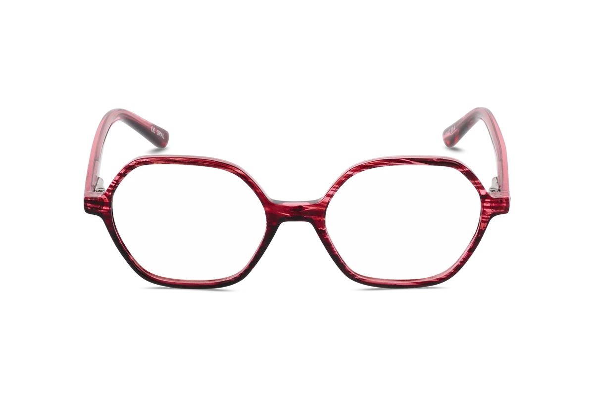 Owlet OW II371 Unisex Brille mit und ohne Sehstärke / Pink / rechteckig