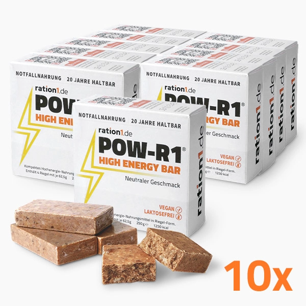 POW-R1® High Energy Notvorrat, 5 Tage Paket, 20 Jahre haltbar