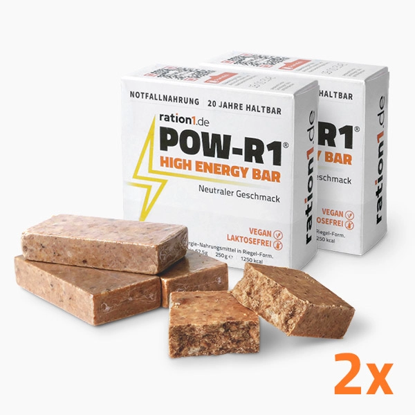 POW-R1® High Energy Notvorrat Tagesration, 20 Jahre haltbar