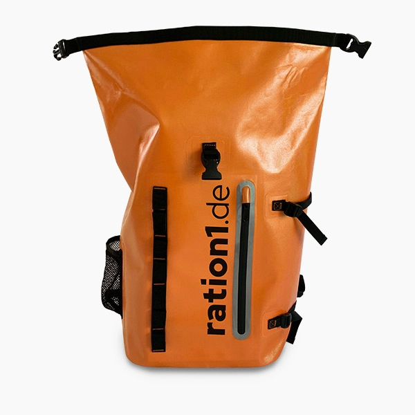 Rucksack wasserdicht 40 Liter - Dry Bag mit Rolltop und hochwertigem Tragesystem
