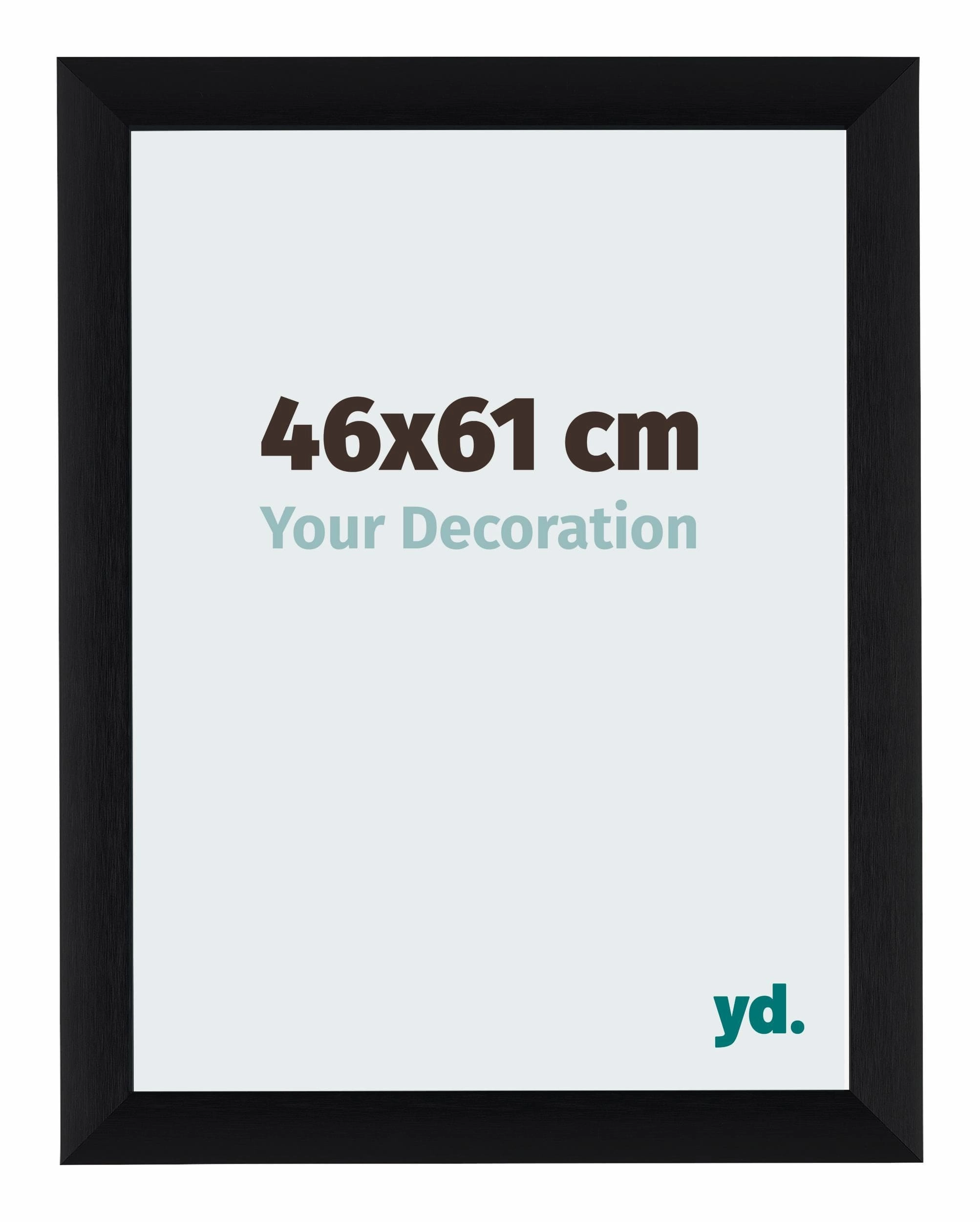 Bilderrahmen 46x61cm Schwarz Gebürstet Aluminium Tucson