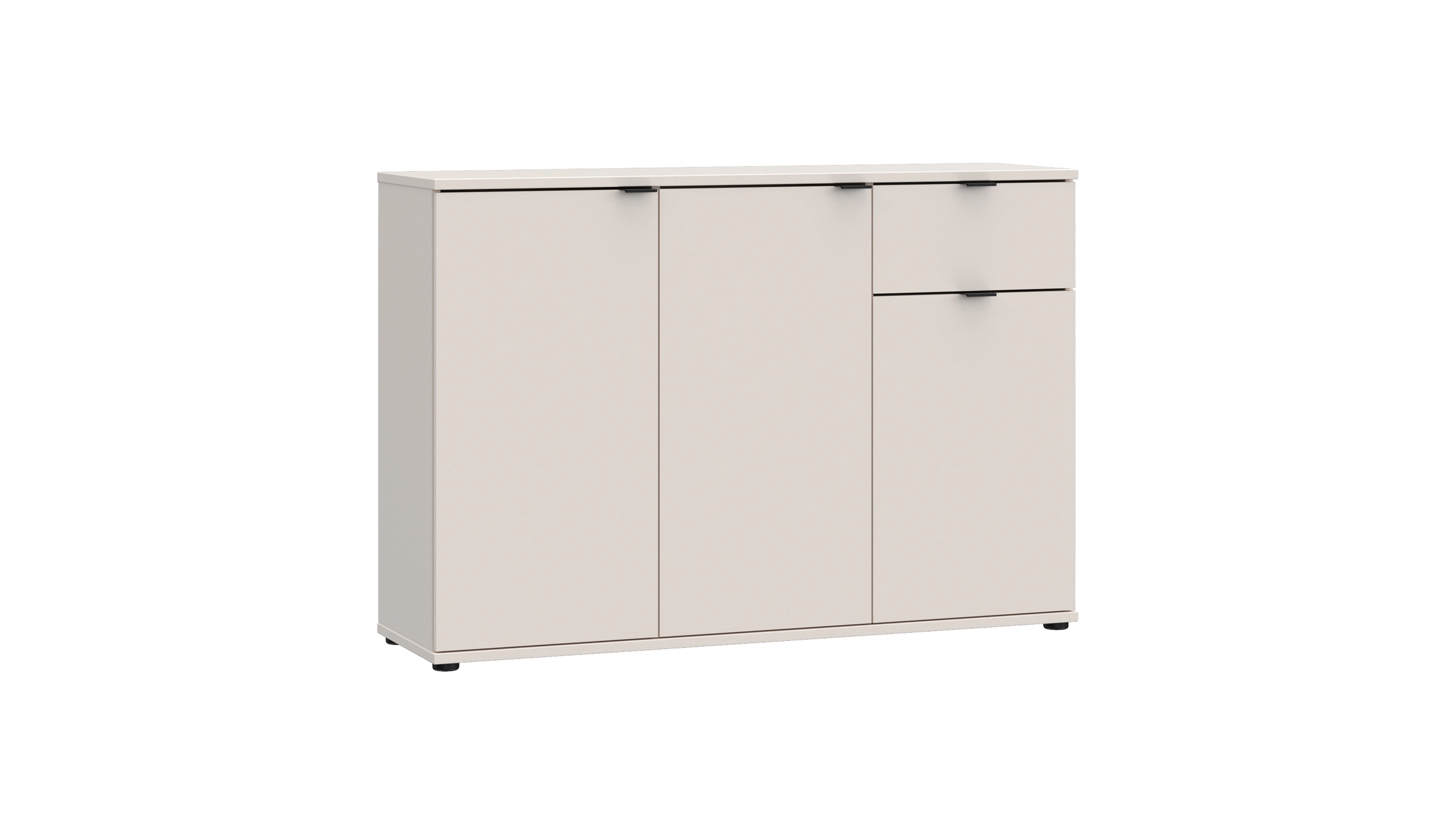 Kommode mit 1 Schublade beige 120 x 34 cm - GANYMEDE