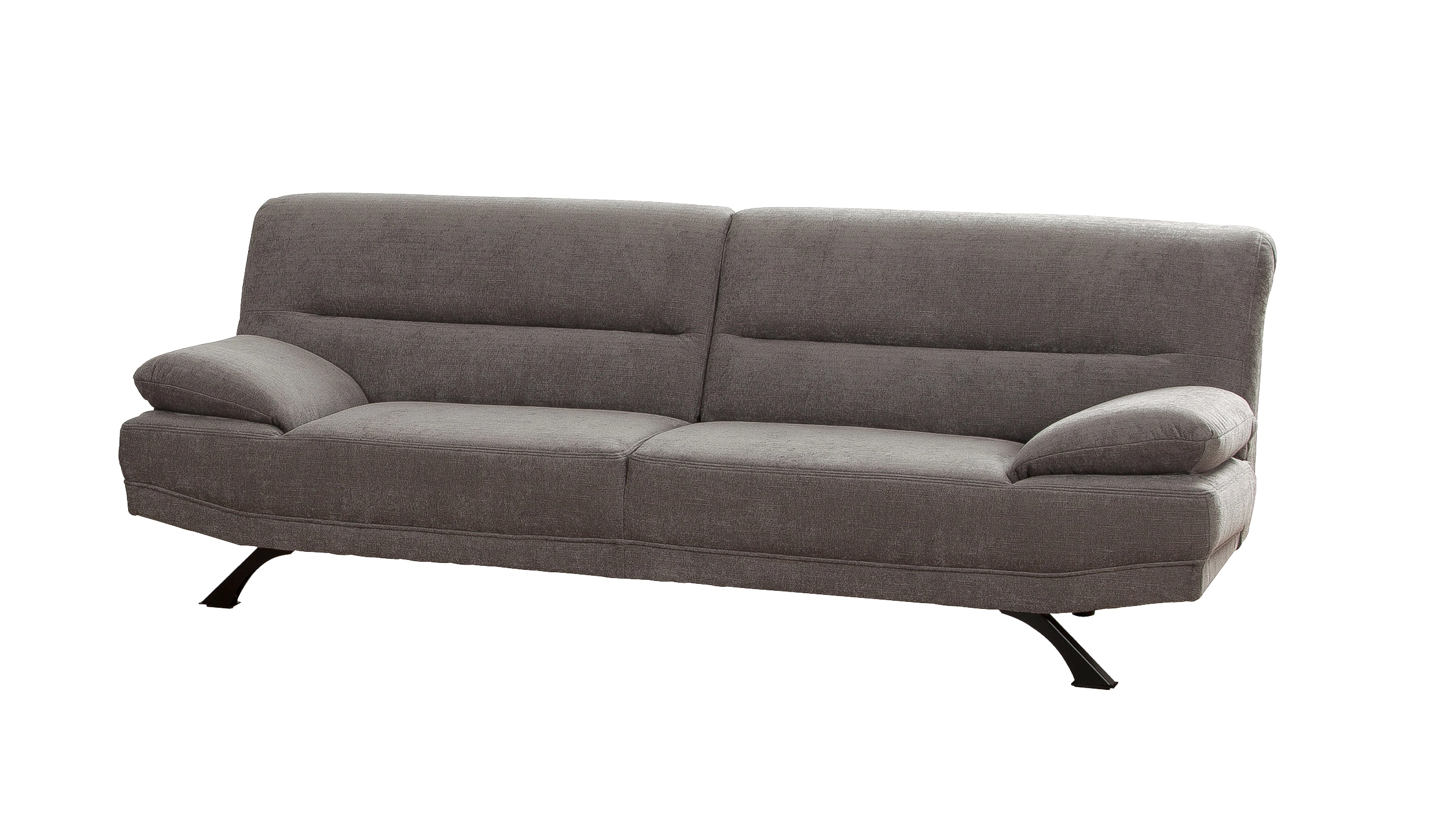 Einzelsofa 3-Sitzer grau 230 cm - BRUNO
