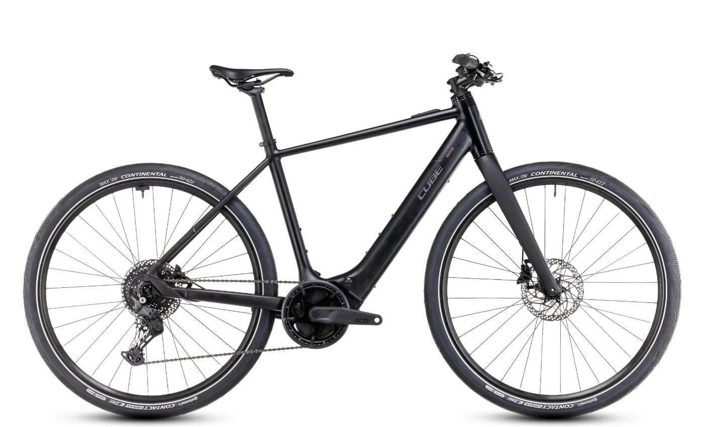 Cube Editor Hybrid Pro 400X - 28 Zoll 400Wh 10K Diamant - black´n´spectral