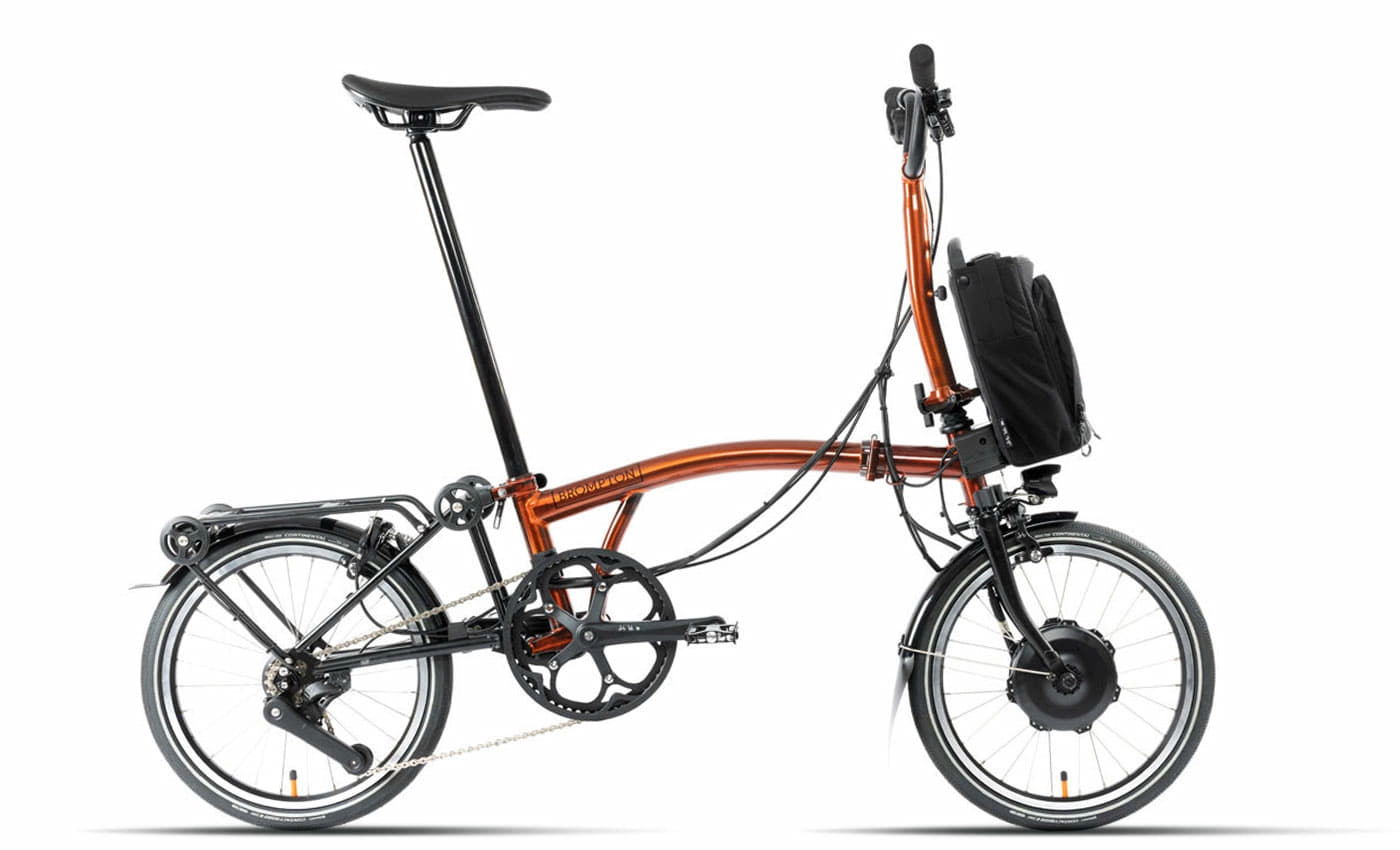 Brompton C-Line Electric Urban - Typ H - 16 Zoll 300Wh 4K Faltrad - Flame Lacquer