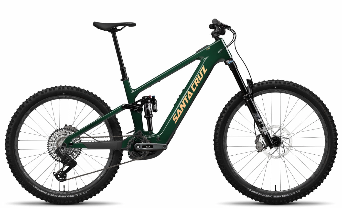 Santa Cruz Vala 1C MX GX AXS Kit - 29 / 27.5 Zoll 600Wh 12K Fully - Translucent Green