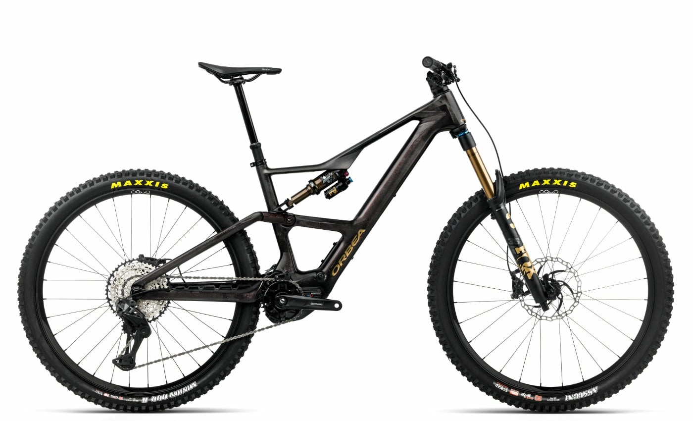 Orbea RISE LT M10 - 29 Zoll 630Wh 12K Fully - Cosmic Carbon View/ Golden Sand