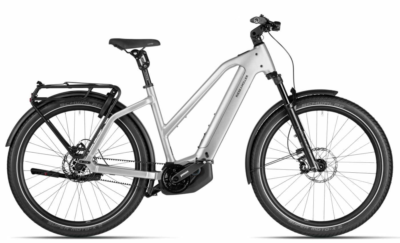 Riese & Müller Charger5 Mixte pinion - 27,5 Zoll 800Wh Pinion E1.12 MGU Trapez - magnesium