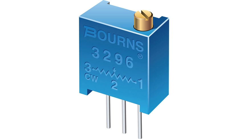 Bourns Trimmer 3296P-1-502LF, stehend, 5000 Ω