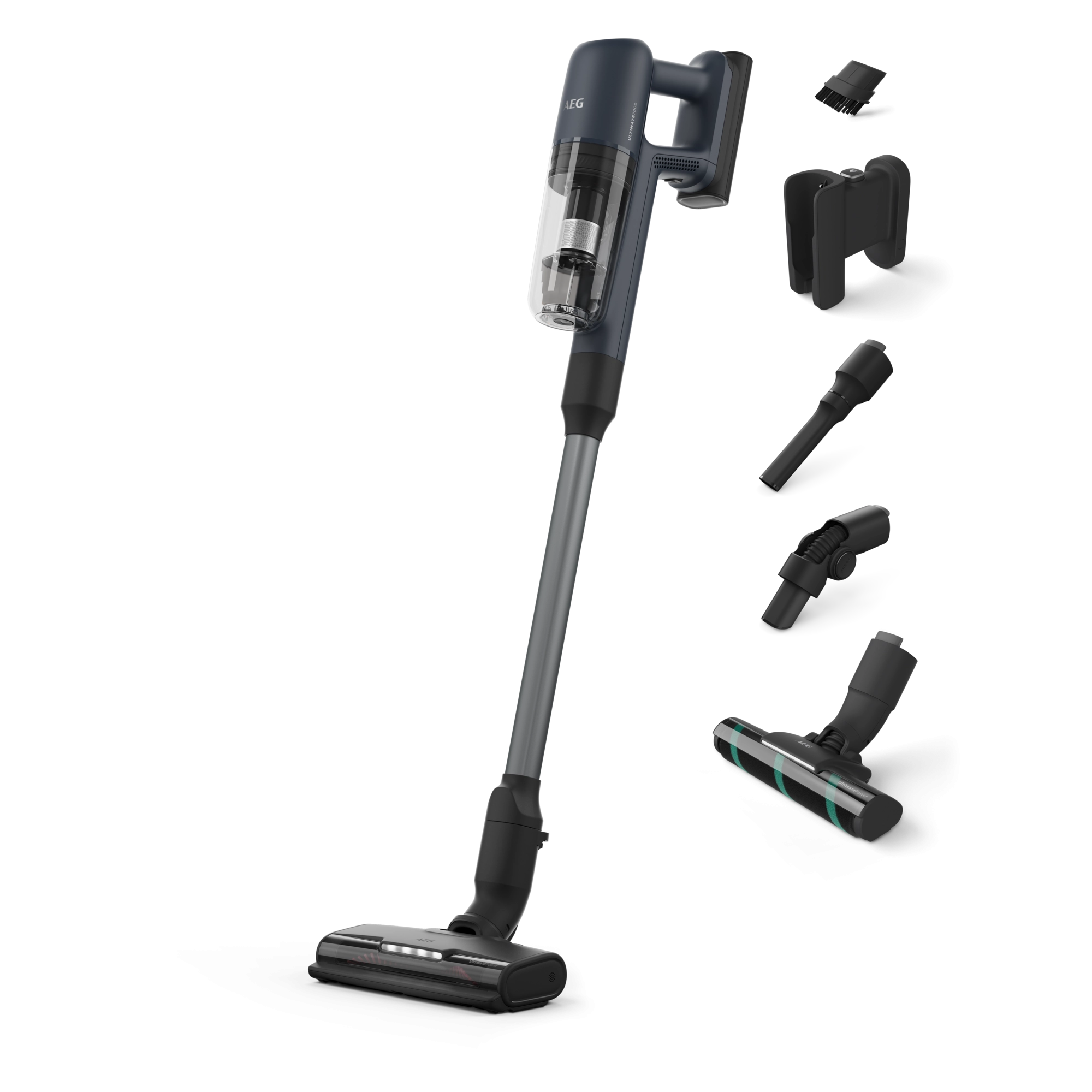 AEG 7000 Akku-Staubsauger kabellos / Akkulaufzeit bis zu 50 Minuten / Farbe: Denim Blue AP71U142MM