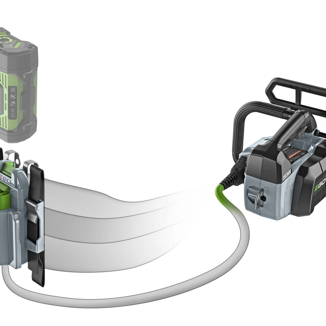 EGO CSX3002 30cm Akku Top-Handle Sägen-Kit