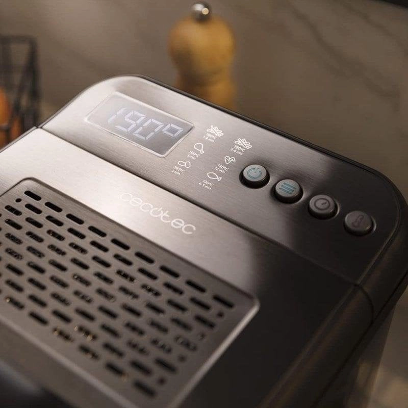 Freidora traditionell Cecotec Cleanfry Luxury 4000 Dark 4.2L 3270W Edelstahl Filter