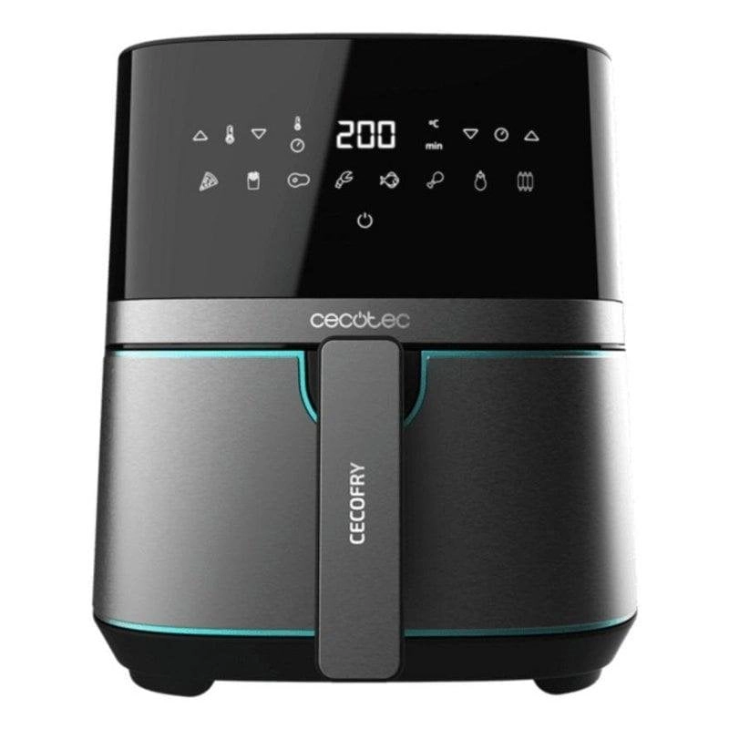 Heißluftfritteuse Cecotec Cecofry Full Inox Black 5500 Pro 5,5L 1700W Touchdisplay Edelstahl