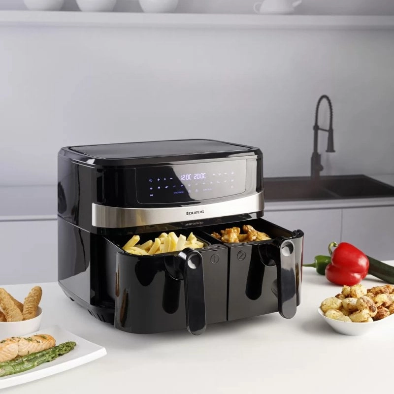Taurus Air Fry Digital Duo Heißluftfritteuse 9L 2600W