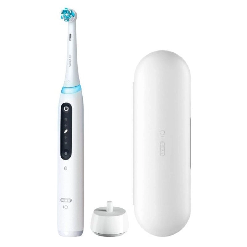 Oral-B iO Series 5 Erwachsener Rotierende-vibrierende Zahnbürste Weiß