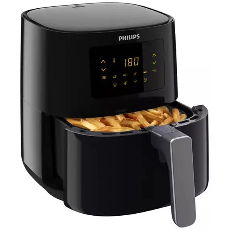 Philips 3000 series HD9252/70 Fritteuse Einzelbild 4,1 l Eigenständig 1400 W Heißluftfritteuse Schwarz, Silber (HD9252_70)