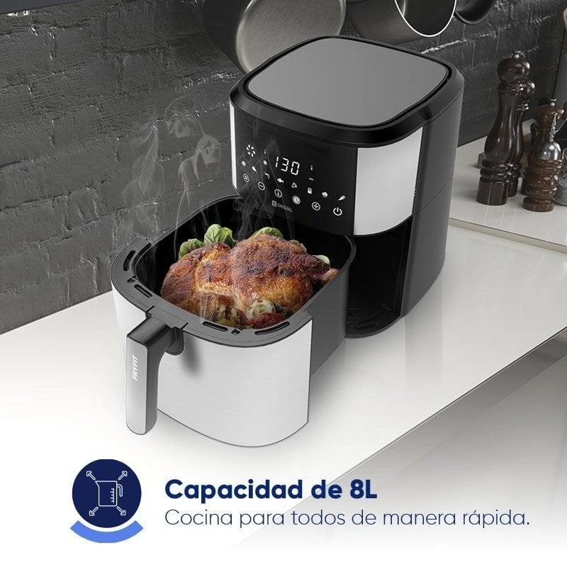 Original FRYFIT 8L Heißluftfritteuse, 8 l, 1700 W, Edelstahl