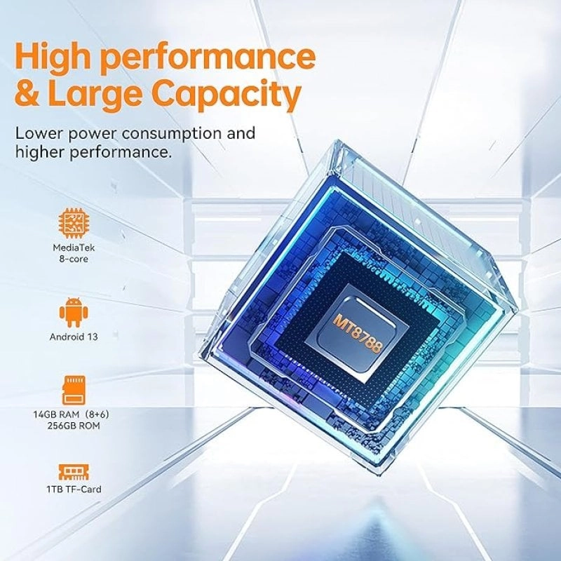 Oukitel RT5 2023 10,1 Zoll 14/256 GB Schwarz