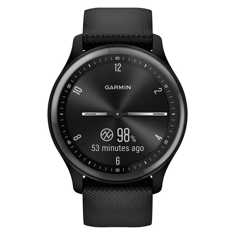 Garmin Vívomove Sport Bluetooth GPS 40mm OLED Schwarz Wasserdicht 5ATM SpO2 Puls Sleep