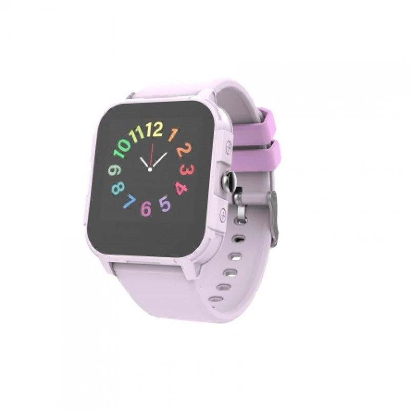 DCU Tecnologic Kids Bluetooth 36,9mm TFT Lila IP68 Pulsmesser Schlaftracker 5-7 Tage Akku