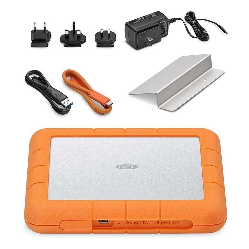 LaCie Rugged RAID Shuttle Externe Festplatte 8 TB 2.5" USB Typ-C 3.2 Gen 1 (3.1 Gen 1) Orange