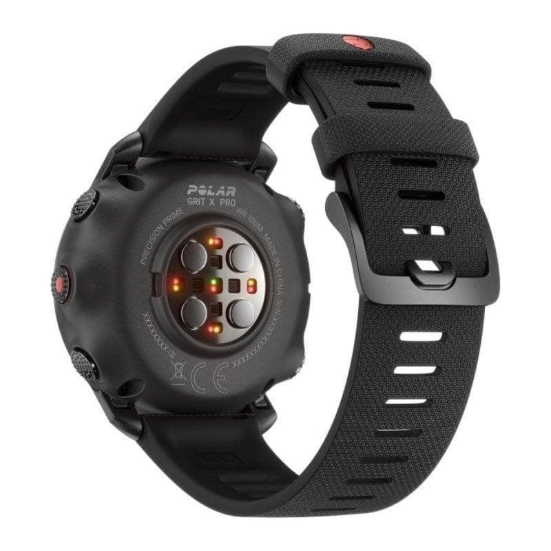 Polar Grit X Pro Titan Bluetooth GPS 47mm MIP Schwarz M/L Wasserdicht 100m Barometer Kompass