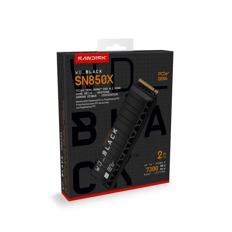 Western Digital Black SN850X 2 TB M.2 PCI Express 4.0 NVMe