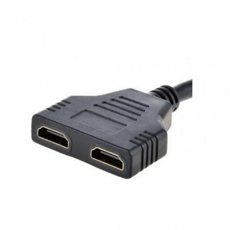 Gembird HDMI 2.0 auf 2x HDMI 2.0 Stecker/Buchse Kabel, Schwarz