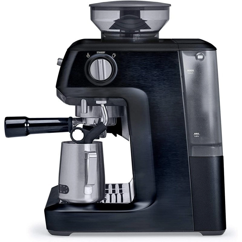 Sage SES875BKS Barista Express Espressomaschine mit Mahlwerk, 15 Riegel