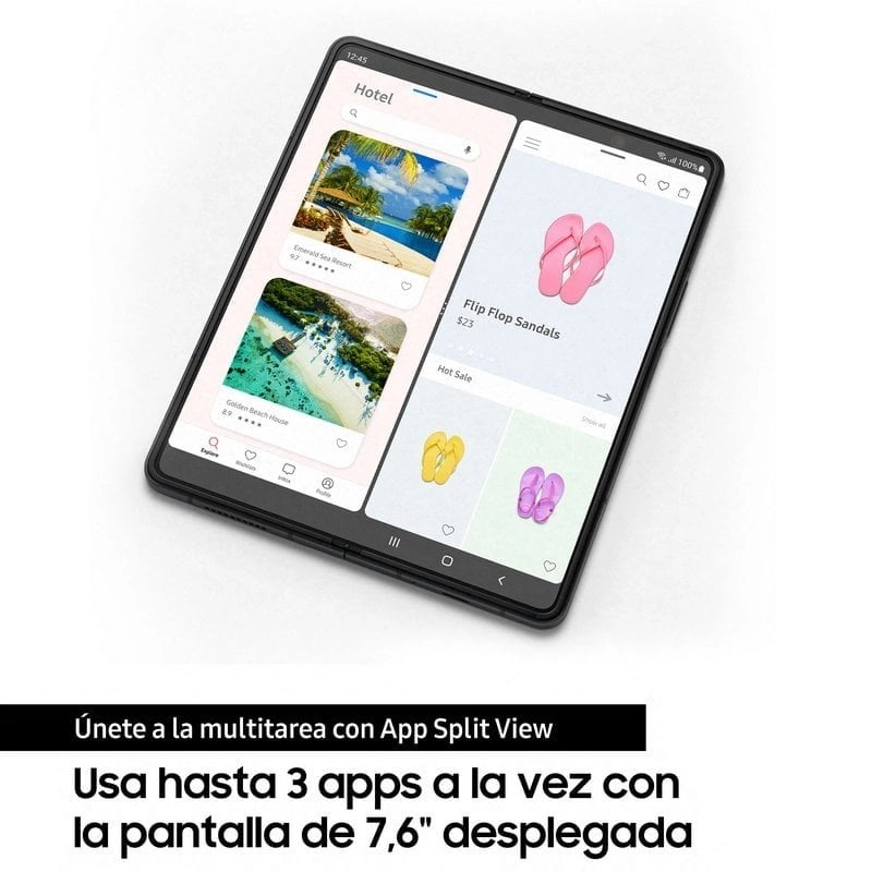 Samsung Galaxy Z Fold3 5G SM-F926B 19,3 cm (7.6") Dual-SIM Android 11 USB Typ-C 12 GB 512 GB 4400 mAh Schwarz