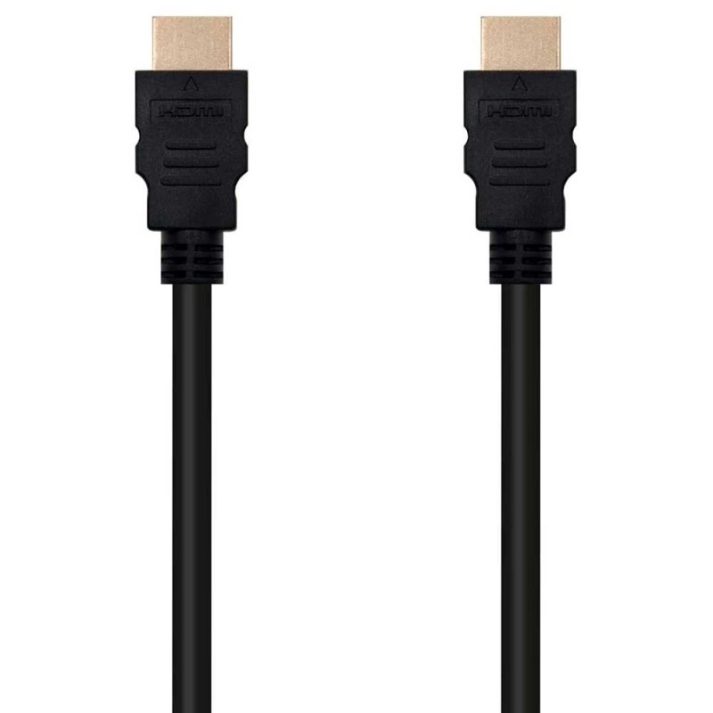 Nanocable High Speed HDMI 1.4 Kabel HEC Audio Video mit Ethernet 1,8 m Schwarz