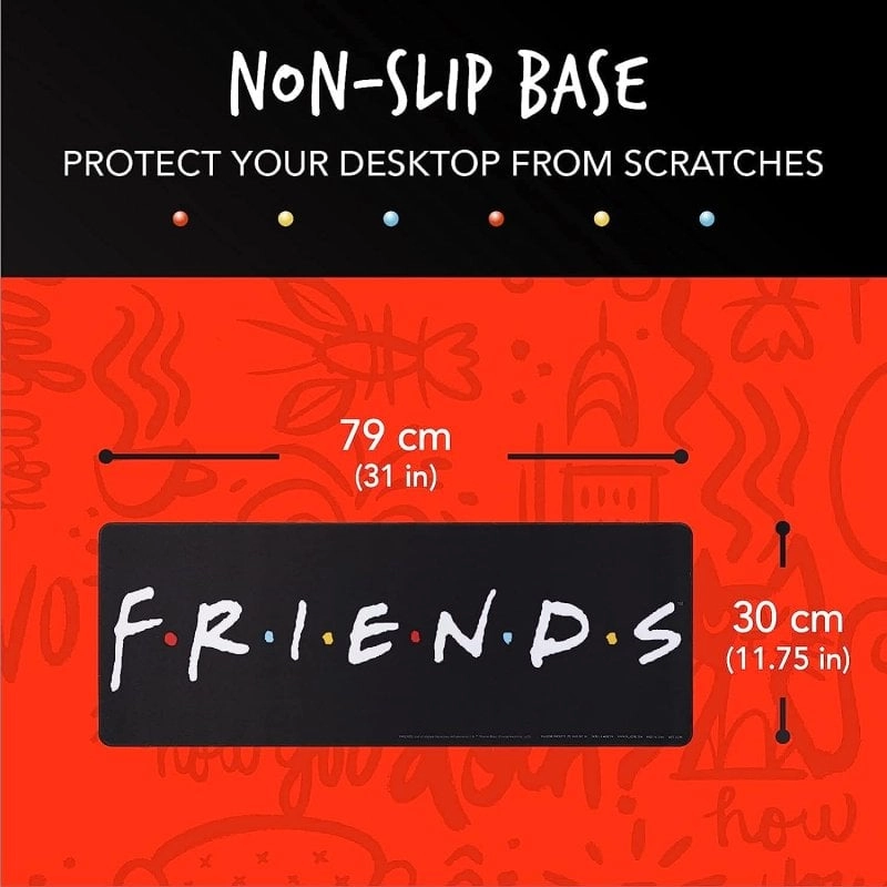 Paladone Friends Gaming-Matte 79 x 30 cm