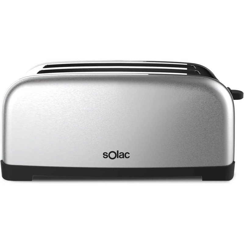 Solac Yé-Yé TL5419 2-Schlitz-Langtoaster, 1400 W, Edelstahl